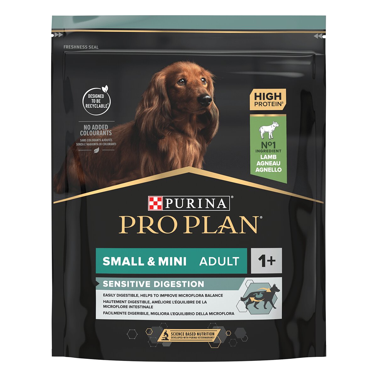 Purina Pro Plan Sensitive Digestion Adult XS-S Miel hrană uscată câini sensibilități digestive 700g