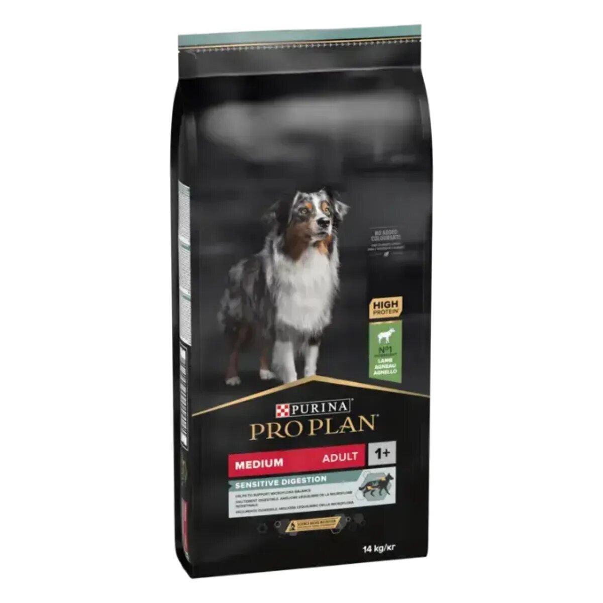 Purina Pro Plan Sensitive Digestion Medium Adult M Miel hrană uscată câini sistem digestiv 14kg