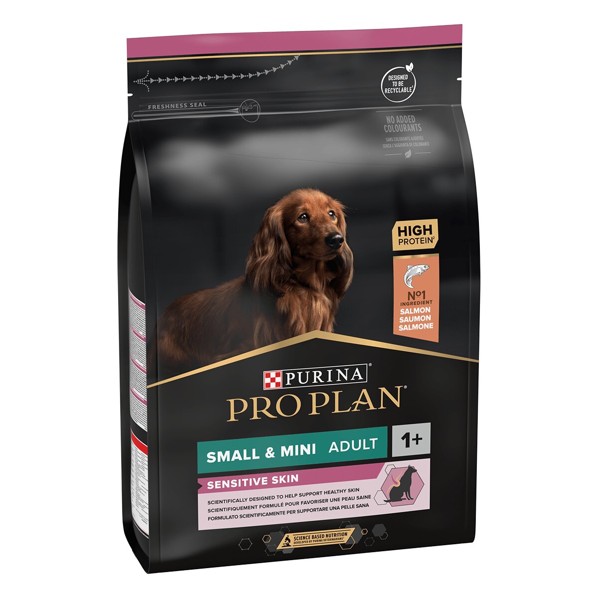 Purina Pro Plan Sensitive Skin Adult S Somon hrană uscată câini piele și blană 3kg