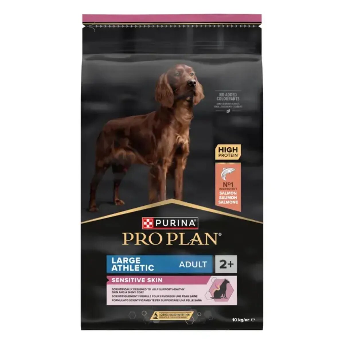 Purina Pro Plan Sensitive Skin Large Athletic L-XL Somon hrană uscată câini piele & blană 10kg