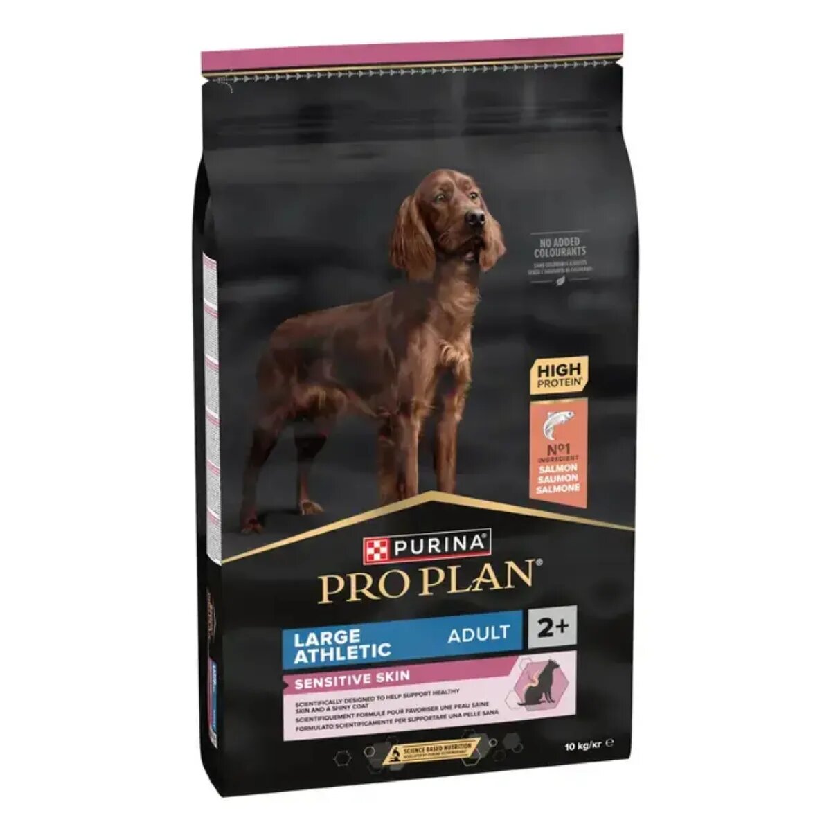Purina Pro Plan Sensitive Skin Large Athletic L-XL Somon hrană uscată câini piele & blană 10kg