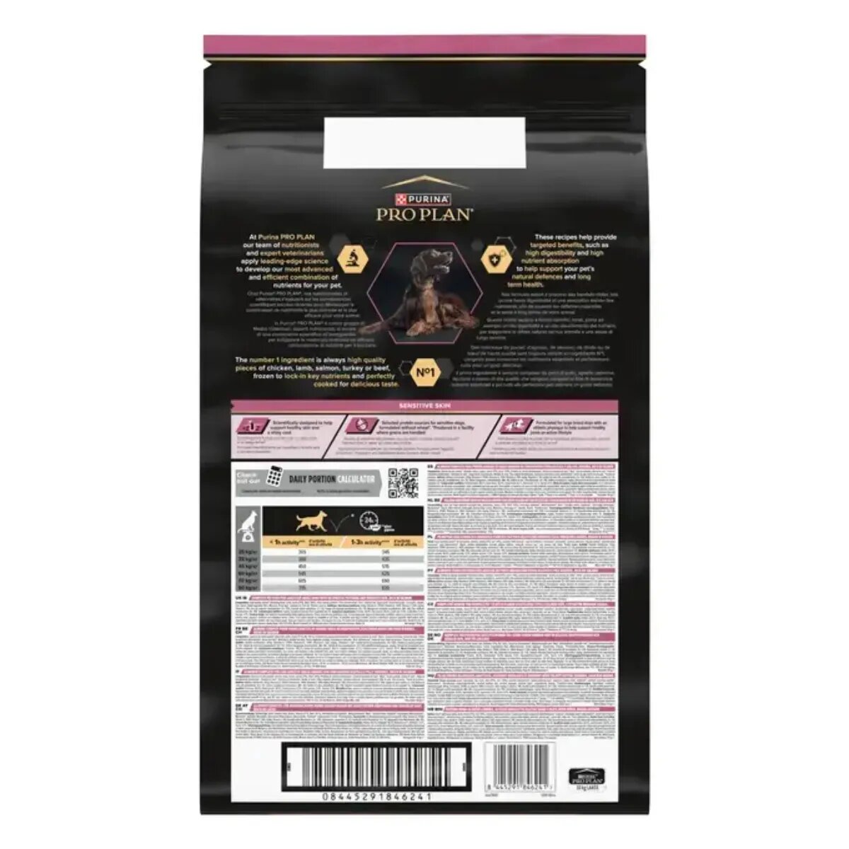 Purina Pro Plan Sensitive Skin Large Athletic L-XL Somon hrană uscată câini piele & blană 10kg