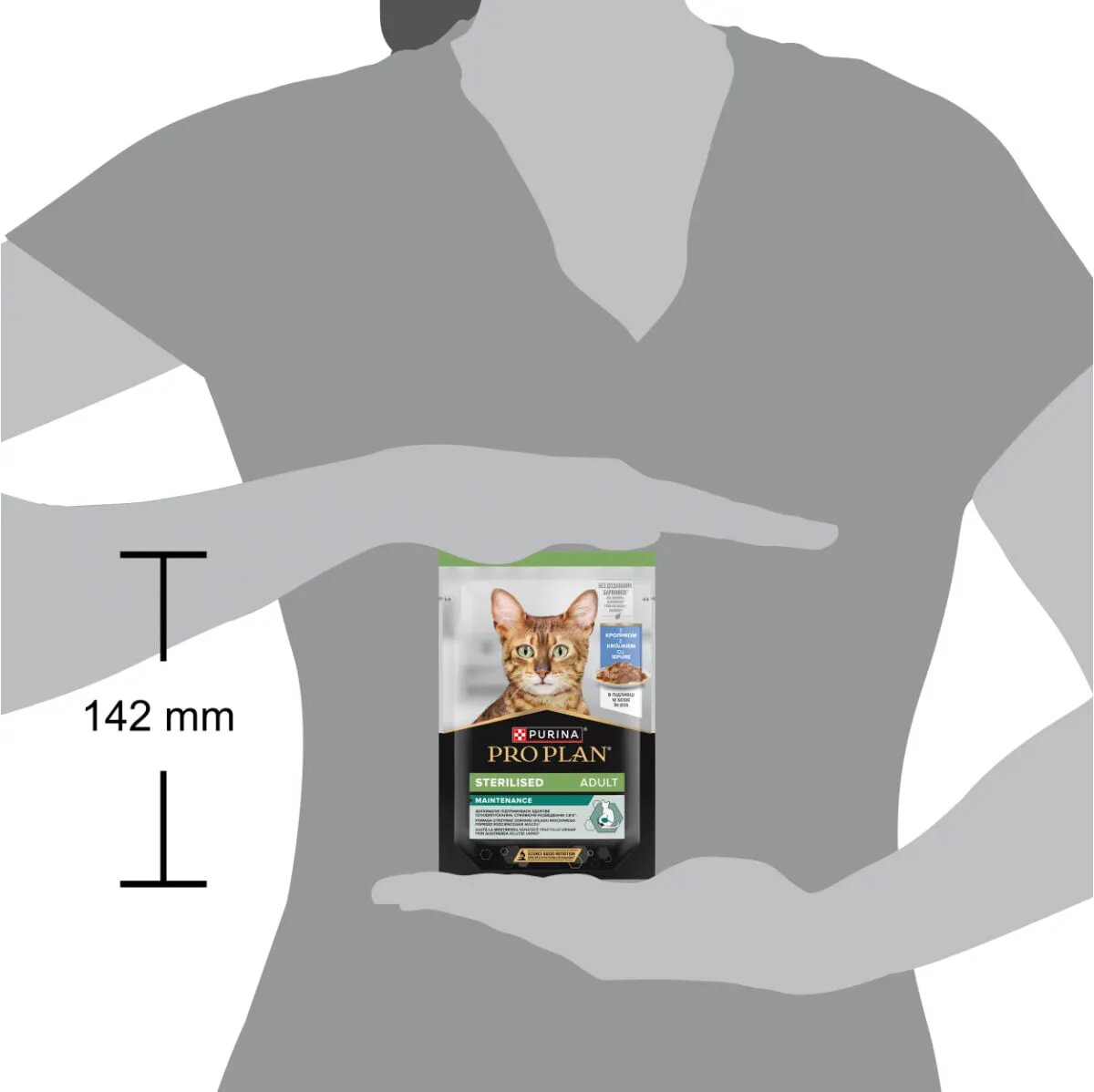 Purina Pro Plan Sterilised Maintenance Iepure plic hrană umedă pisici sterilizate (în sos) bax 85g x 24buc