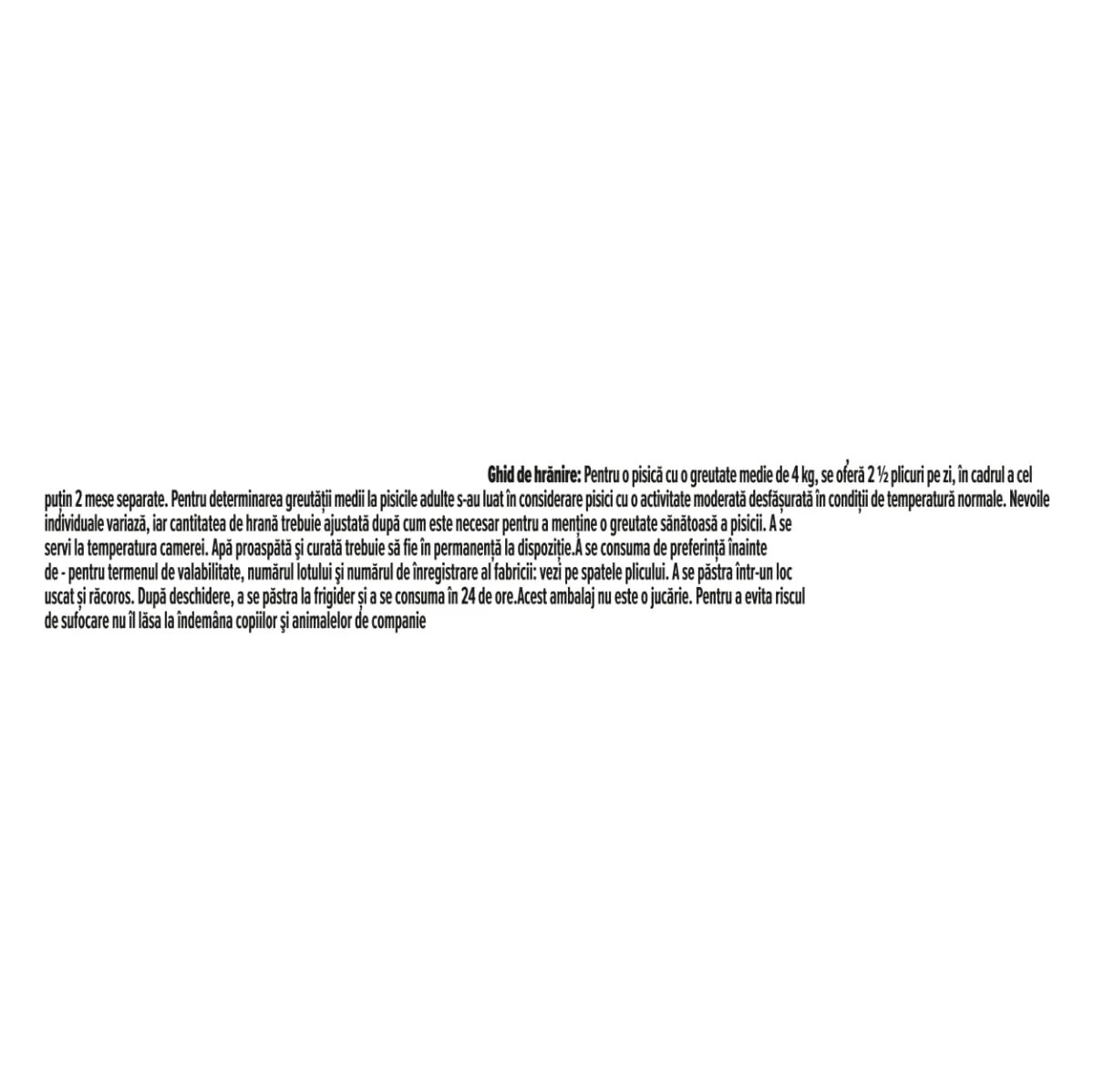 Purina Pro Plan Sterilised Maintenance Iepure plic hrană umedă pisici sterilizate (în sos) bax 85g x 24buc