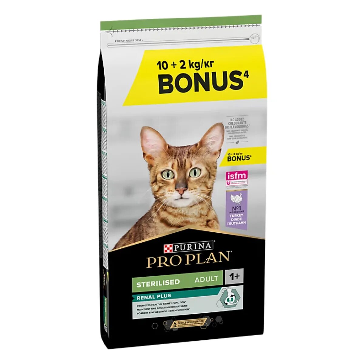 Purina Pro Plan Sterilised OptiRenal Curcan hrană uscată pisici sterilizate GRATUIT 10 + 2kg