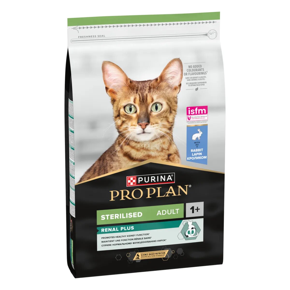 Purina Pro Plan Sterilised Renal Plus 1+ Iepure hrană uscată pisici sterilizate sistem renal 10kg