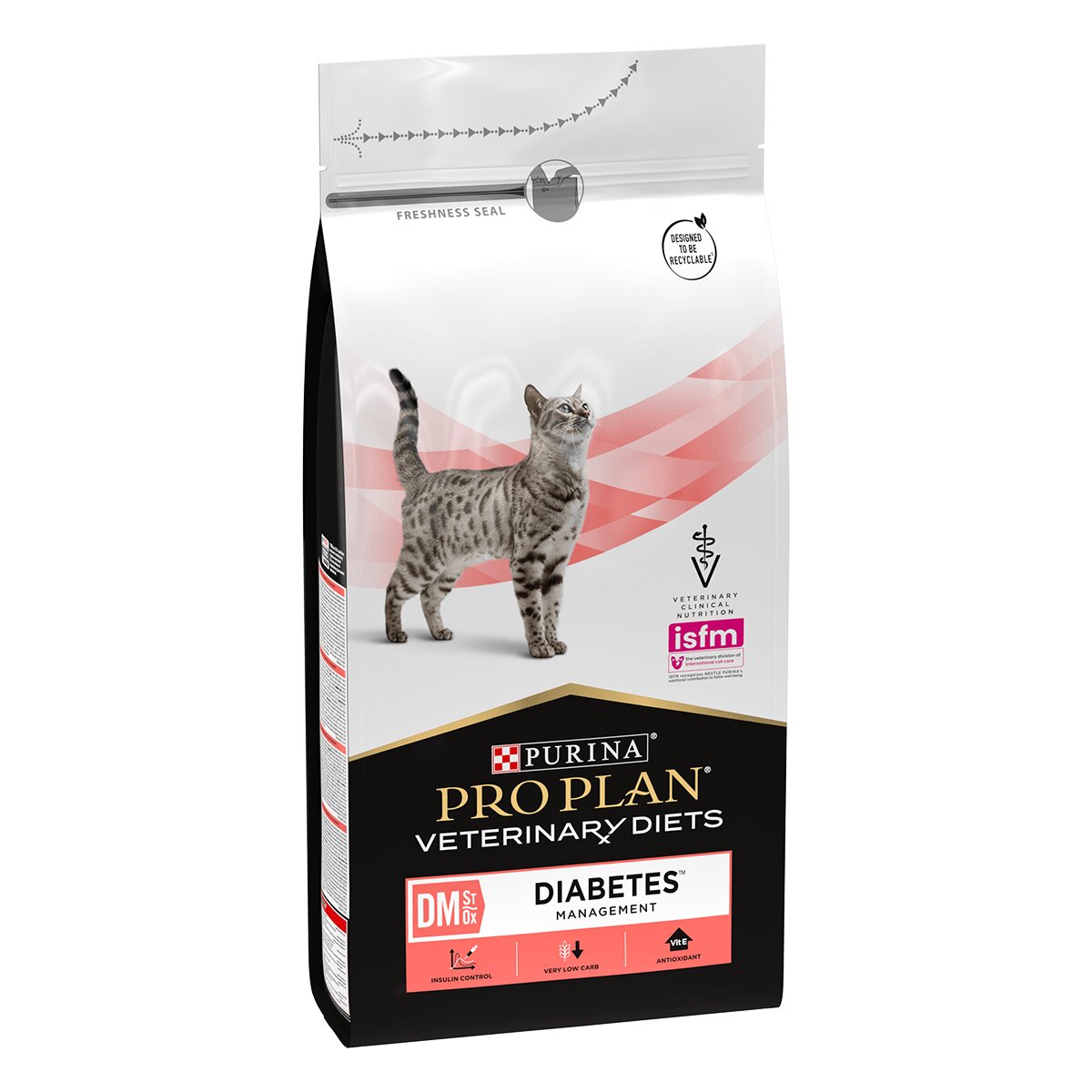 Purina Pro Plan Veterinary Diets Diabetes Management dietă veterinară pisici hrană uscată controlul glucozei 1.5kg