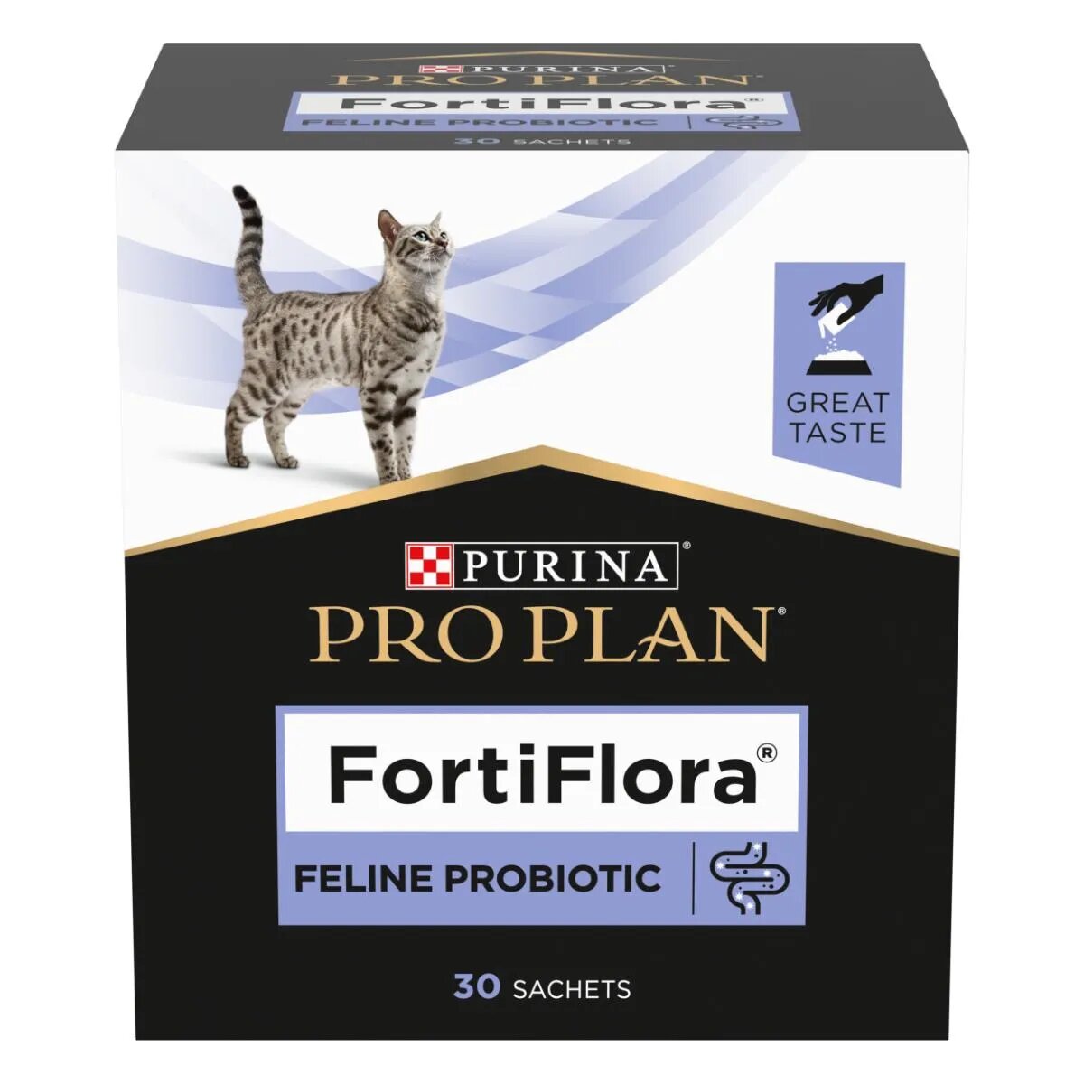 Purina Pro Plan Veterinary Diets FortiFlora supliment sistem digestiv & probiotice pisici plic 1g x 30buc pudră