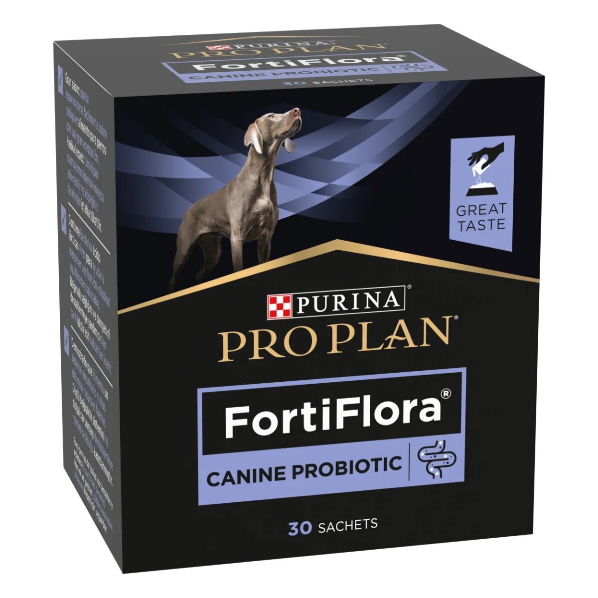 Purina Pro Plan Veterinary Diets FortiFlora XS-XL supliment sistem digestiv & probiotice câini plic 1g x 30buc pudră