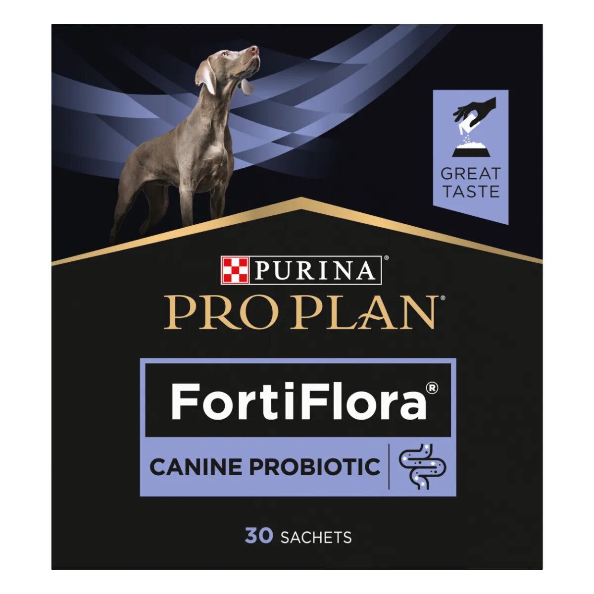 Purina Pro Plan Veterinary Diets FortiFlora XS-XL supliment sistem digestiv & probiotice câini plic 1g x 30buc pudră