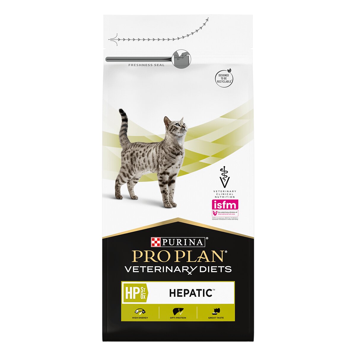Purina Pro Plan Veterinary Diets Hepatic dietă veterinară pisici hrană uscată afecțiuni hepatice 1.5kg