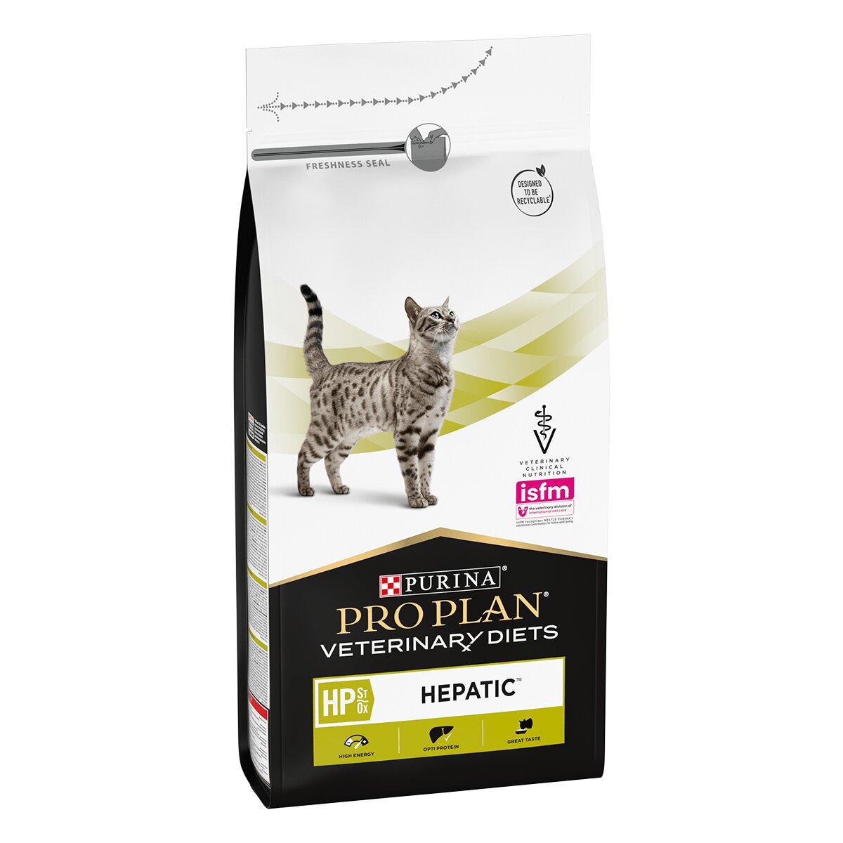 Purina Pro Plan Veterinary Diets Hepatic dietă veterinară pisici hrană uscată afecțiuni hepatice 1.5kg