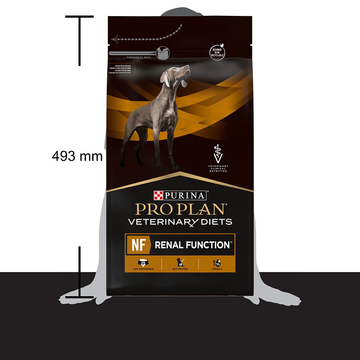 Purina Pro Plan Veterinary Diets Renal Function dietă veterinară câini hrană uscată afecțiuni renale 3kg