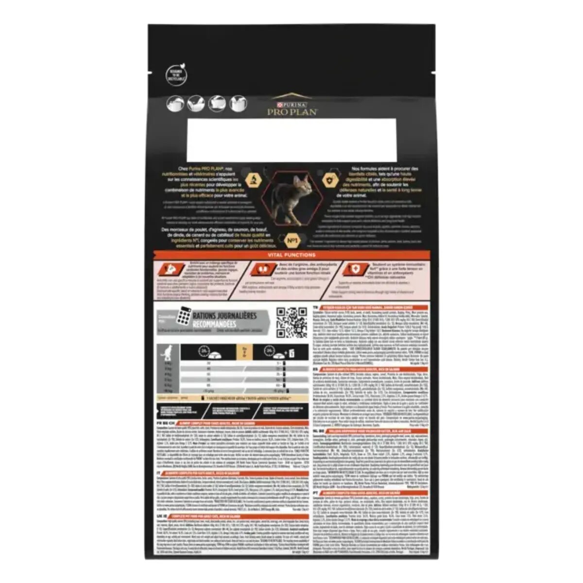 Purina Pro Plan Vital Functions Adult 1+ Somon hrană uscată pisici 1.5kg