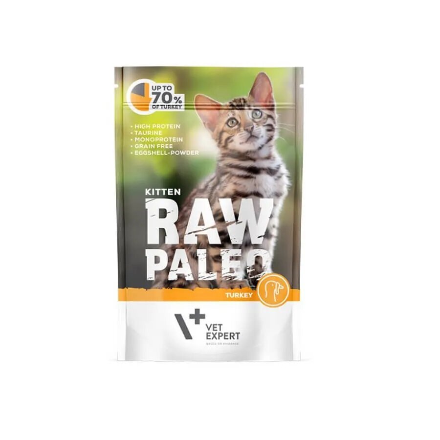 Raw Paleo Kitten Cat Curcan 100 g
