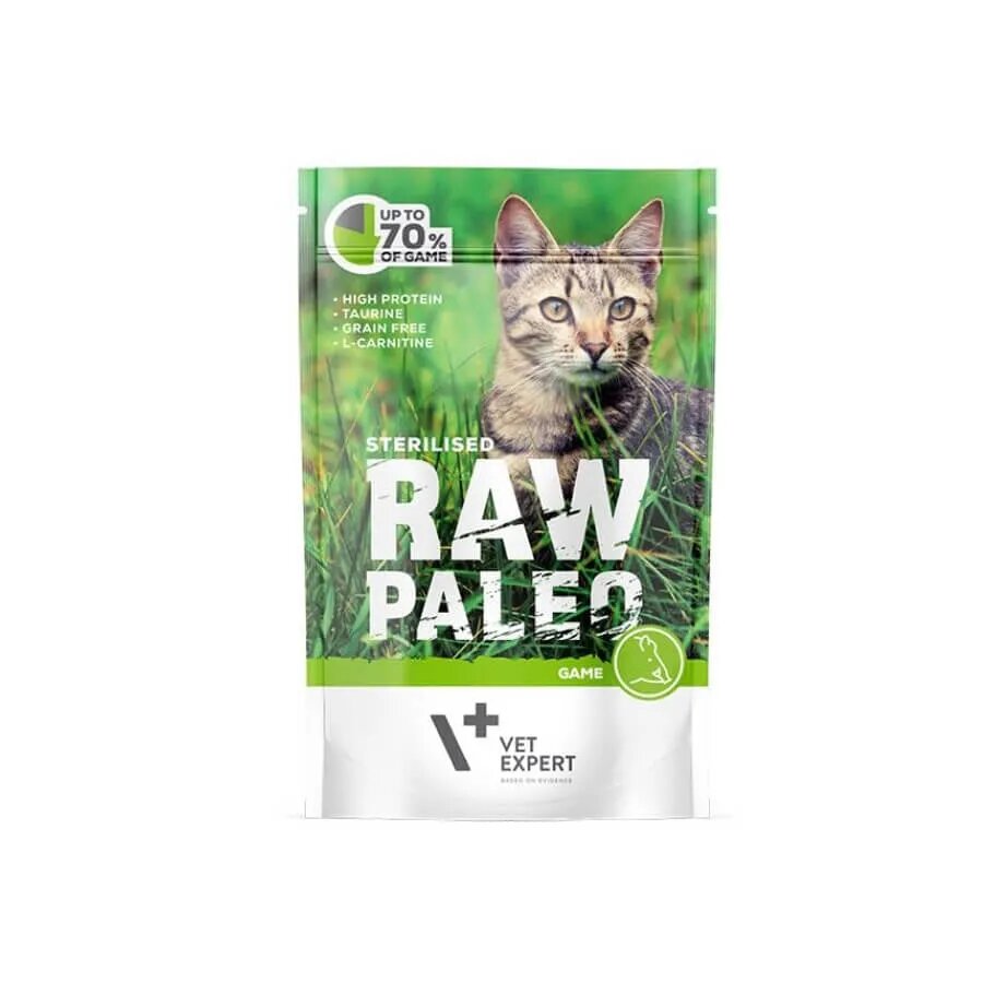 Raw Paleo Sterilised Cat Vanat 100 g
