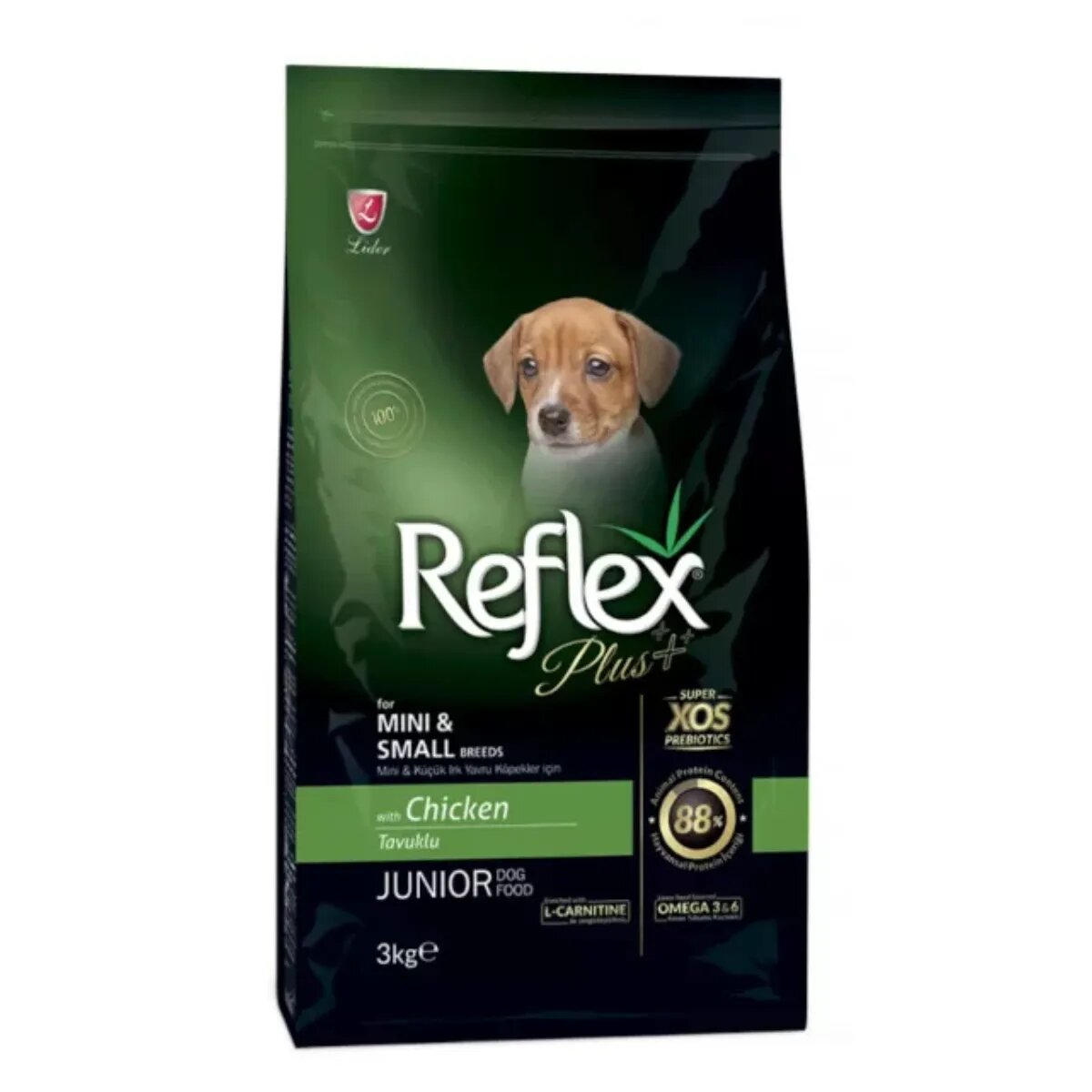 REFLEX Plus Junior Small Breed XS-S Pui hrană uscată câini junior 3kg