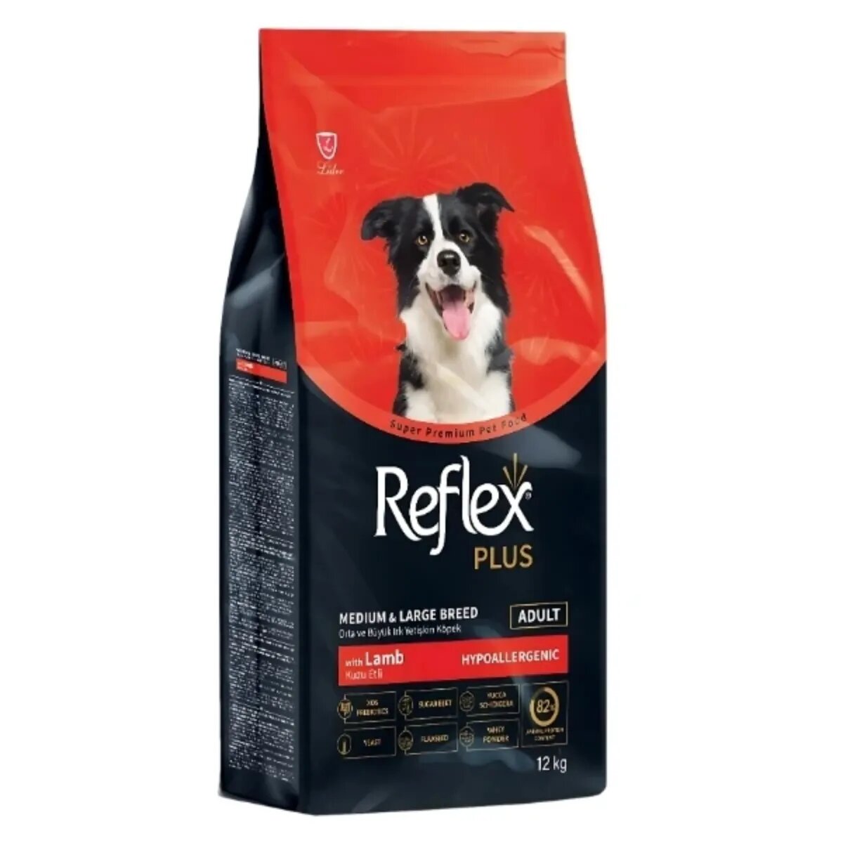 REFLEX Plus Medium & Large Breed M-XL Miel hrană uscată câini 12kg