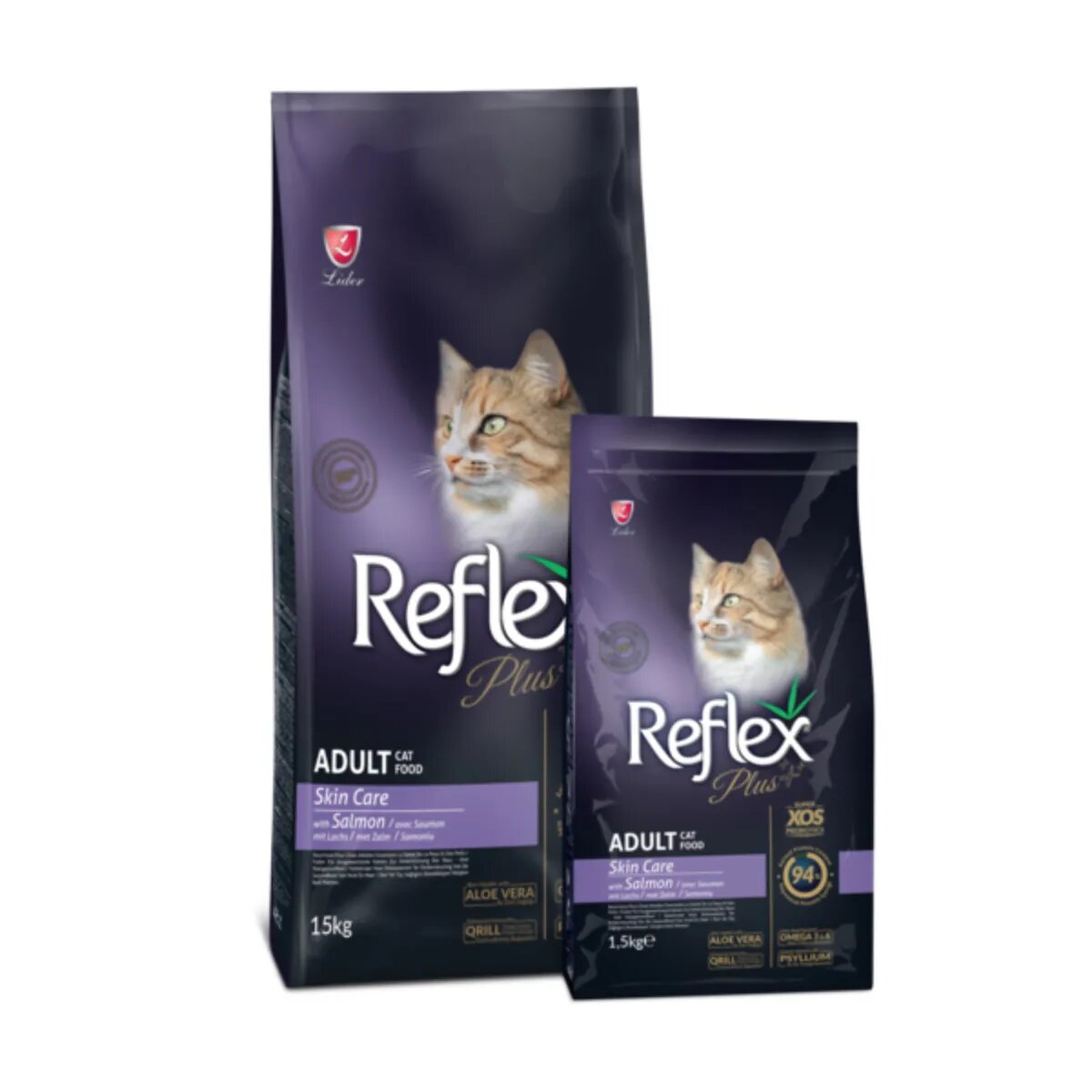 REFLEX Plus Skin Care Somon hrană uscată pisici piele & blană 15kg