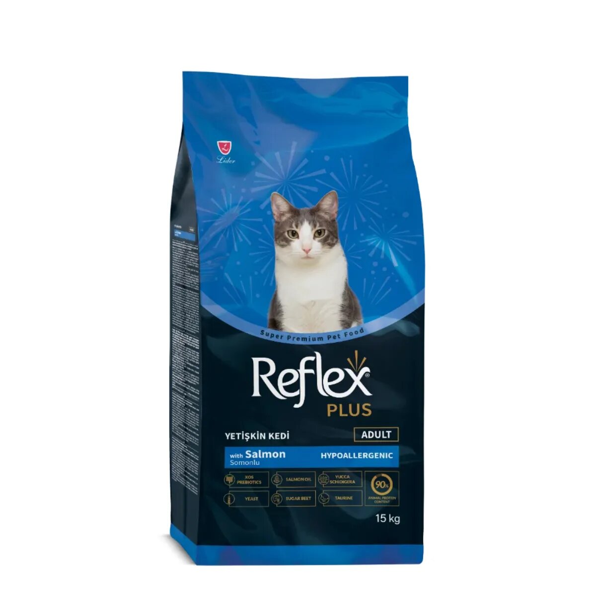 REFLEX Plus Somon hrană uscată pisici 15kg