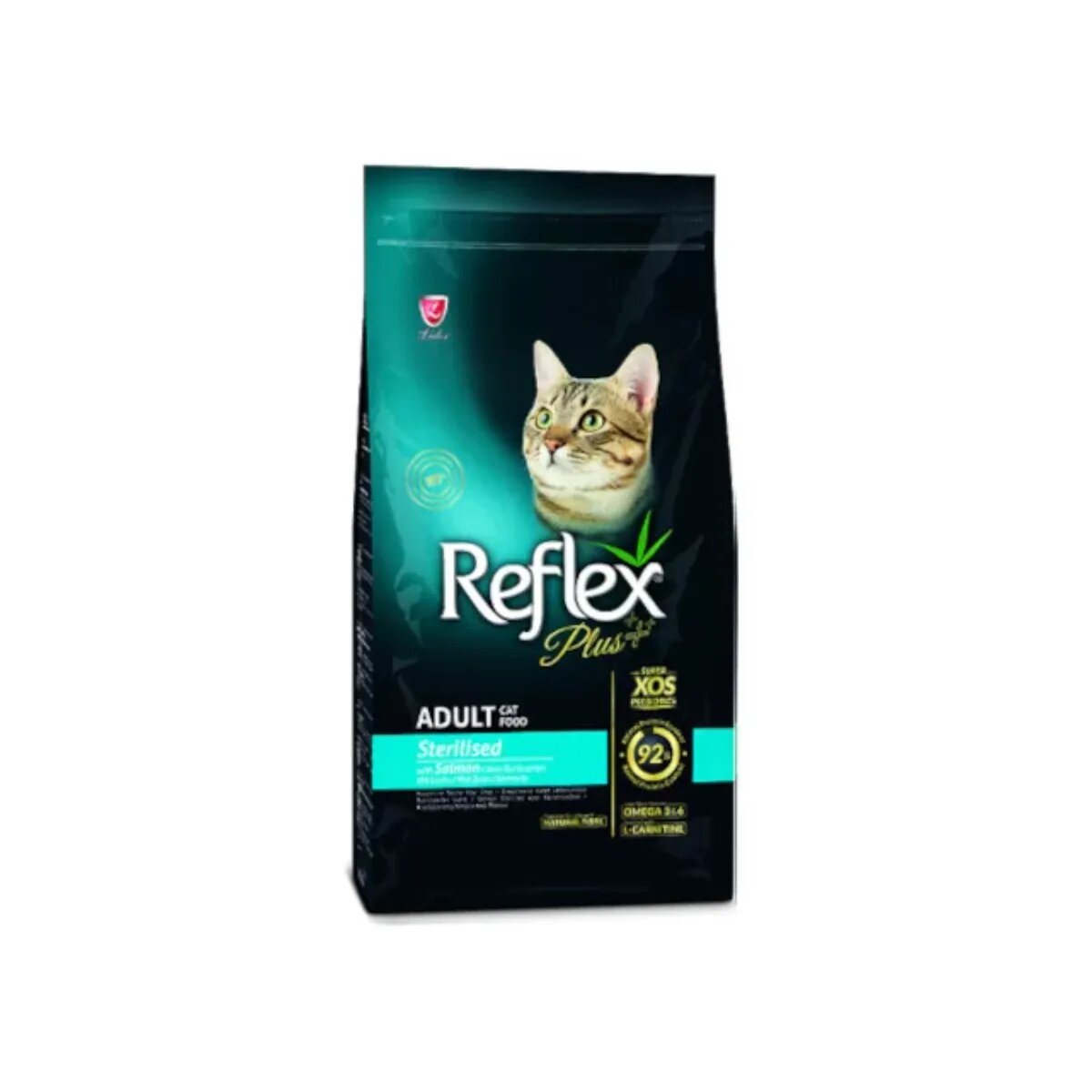 REFLEX Plus Sterilised Somon hrană uscată pisici sterilizate 8kg
