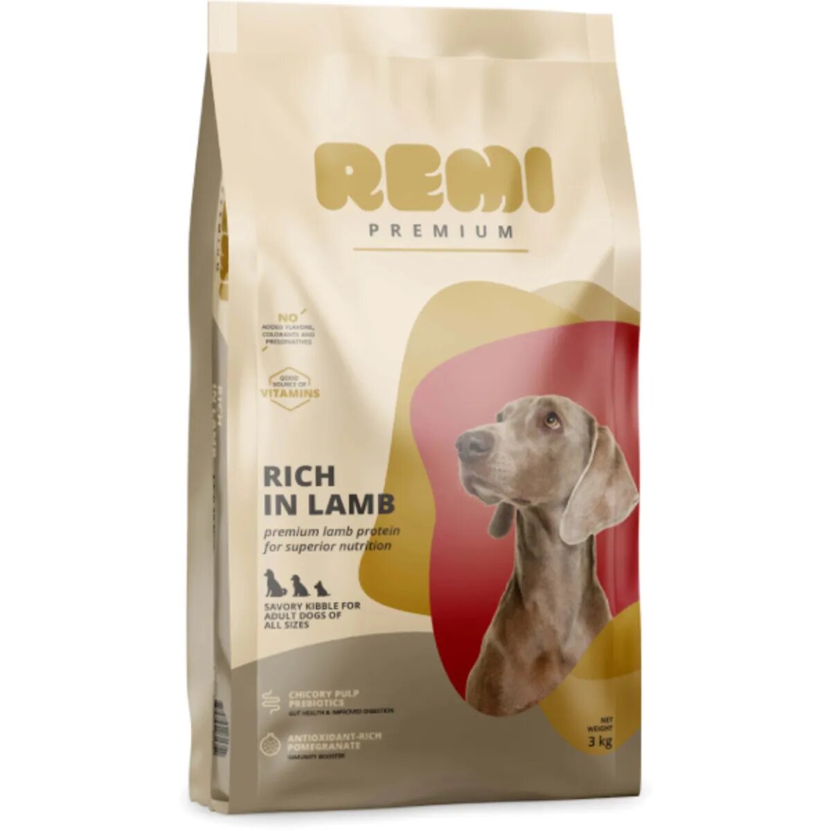 Remi Premium Dog All Sizes XS-XL Miel hrană uscată câini 3kg