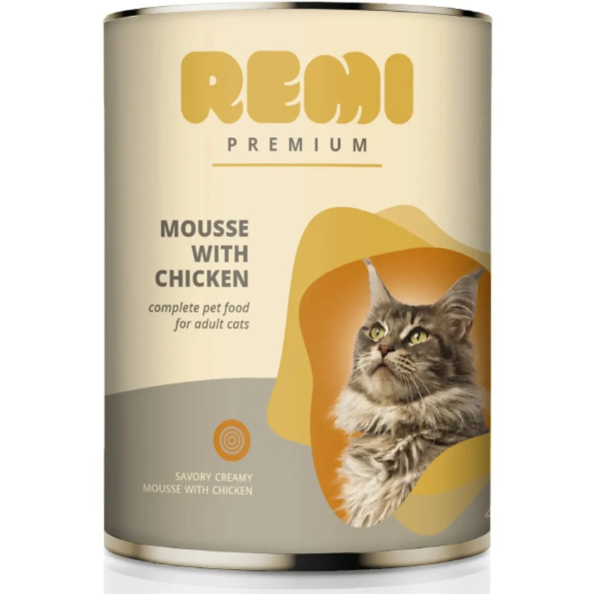Remi Premium Pui conservă hrană umedă pisici (mousse) 400g