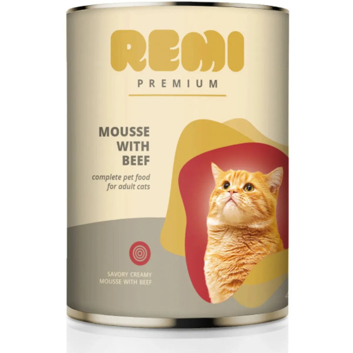 Remi Premium Vită conservă hrană umedă pisici (mousse) 400g