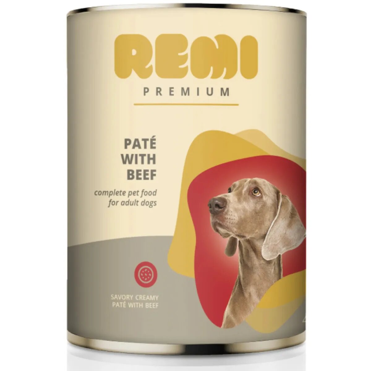 Remi Premium XS-XL Vită conservă hrană umedă câini (pate) 400g