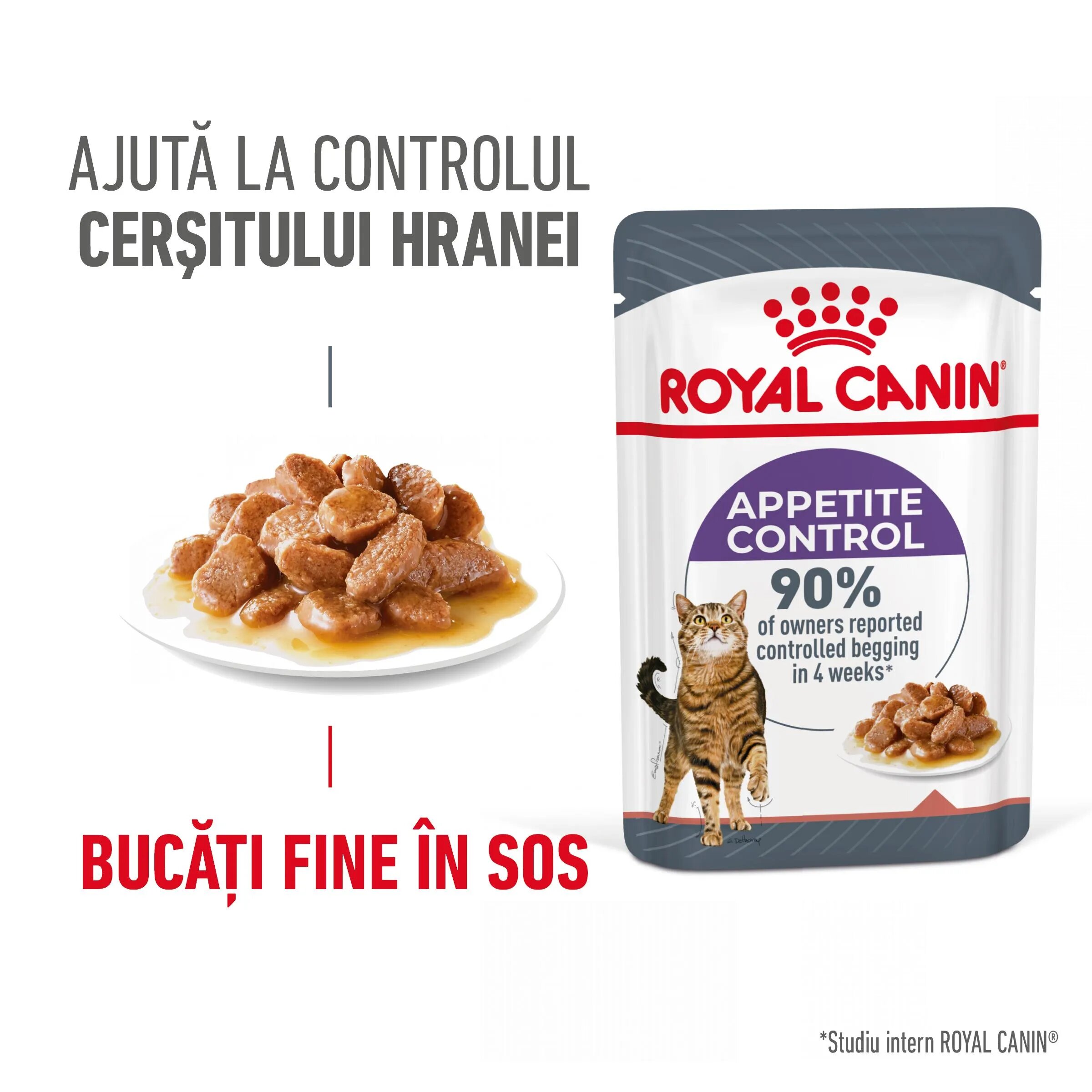 Royal Canin Appetite Control Care Adult hrană umedă pisici reglarea apetitului (în sos) 85g