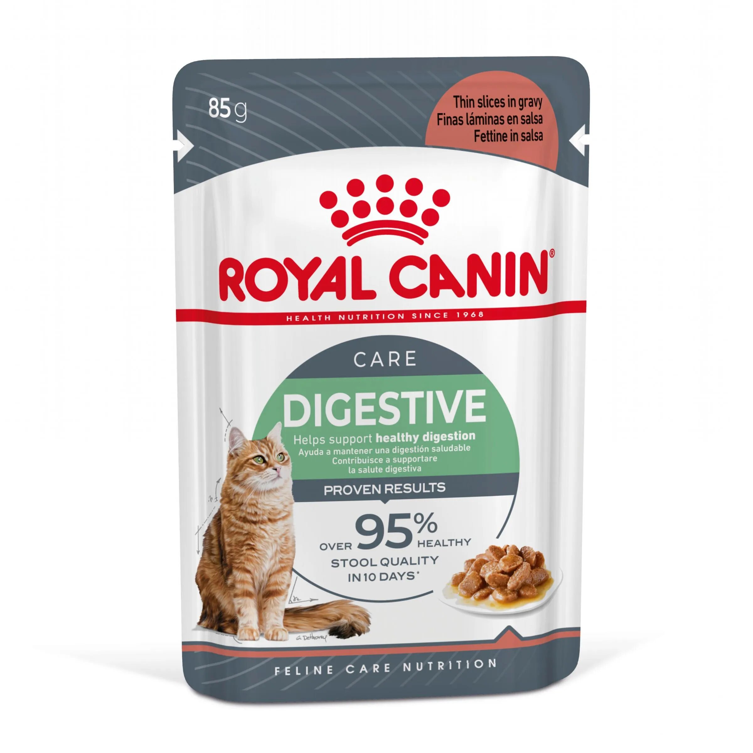 Royal Canin Digest Sensitive Care Adult hrană umedă pisici confort digestiv (în sos) 85g