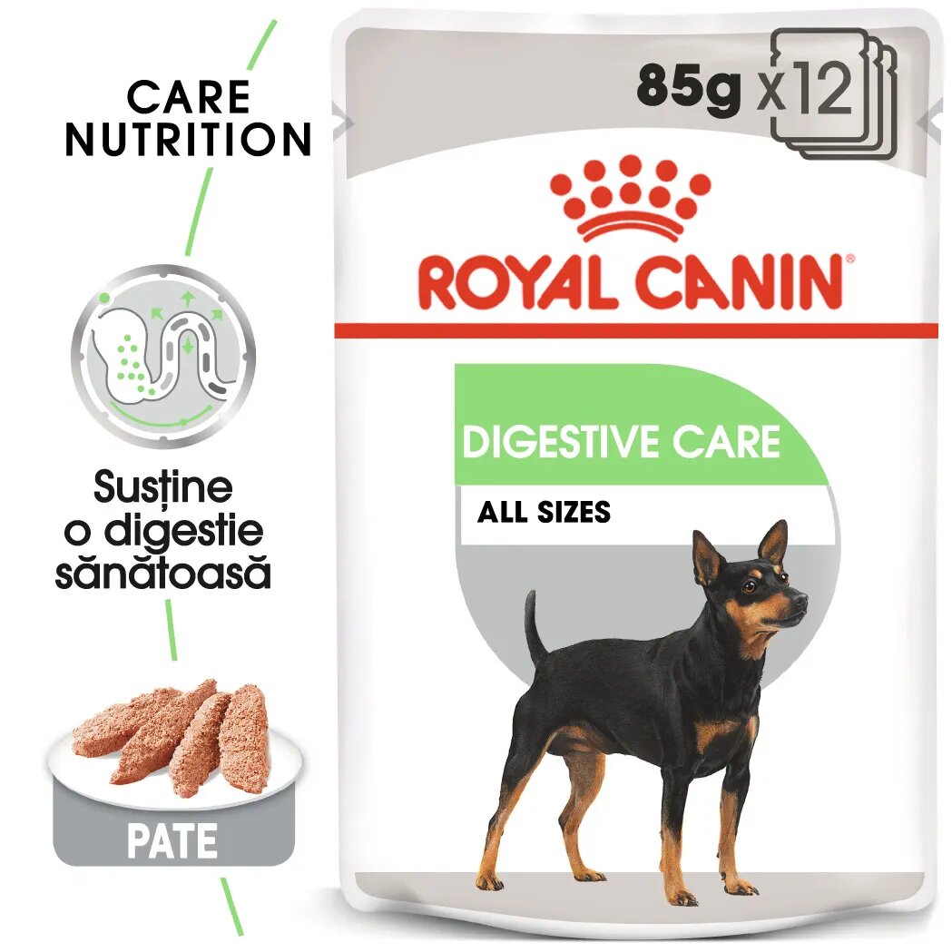 Royal Canin Digestive Care Adult hrană umedă câini confort digestiv (pate) bax 85g x 12buc
