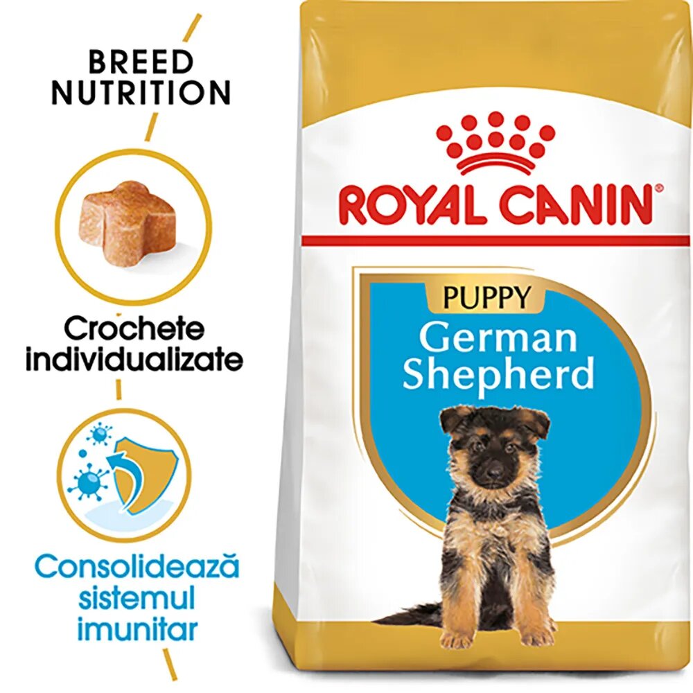 Royal Canin German Shepherd Puppy hrană uscată câini junior 3kg