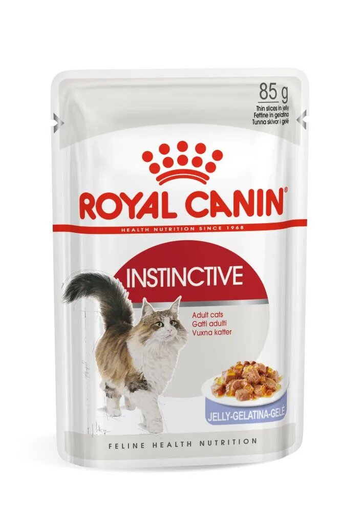 Royal Canin Instinctive Adult hrană umedă pisici (în aspic) bax 85g x 12buc