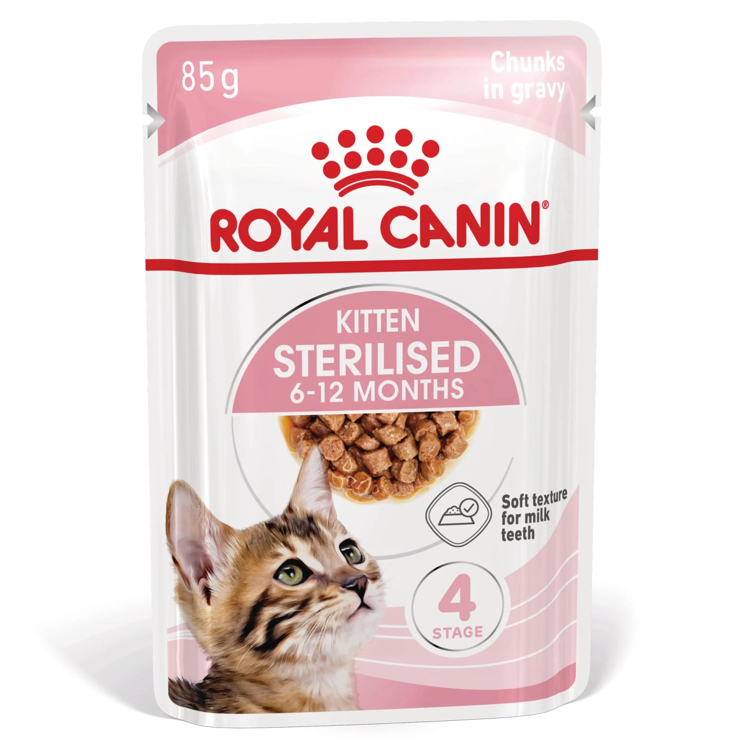 Royal Canin Kitten Sterilised hrană umedă pisici sterilizate junior (în sos) 85g