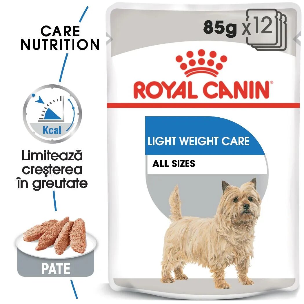 Royal Canin Light Weight Care Adult hrană umedă câini limitarea creșterii în greutate (pate) bax 85g x 12buc