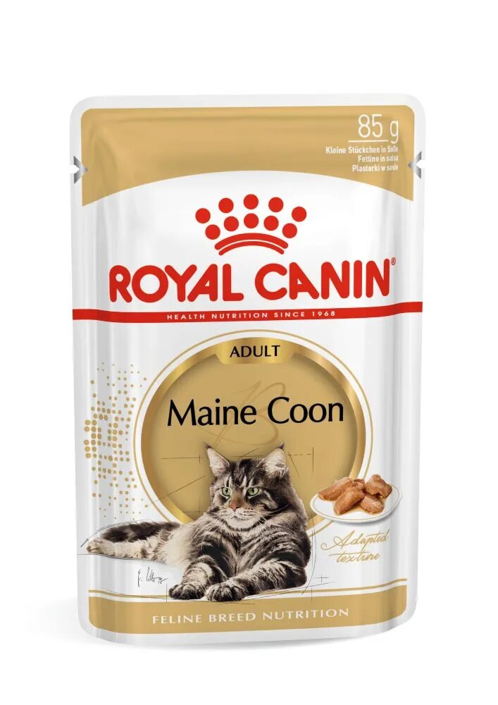 Royal Canin Maine Coon Adult hrană umedă pisici (în sos) bax 85g x 12buc