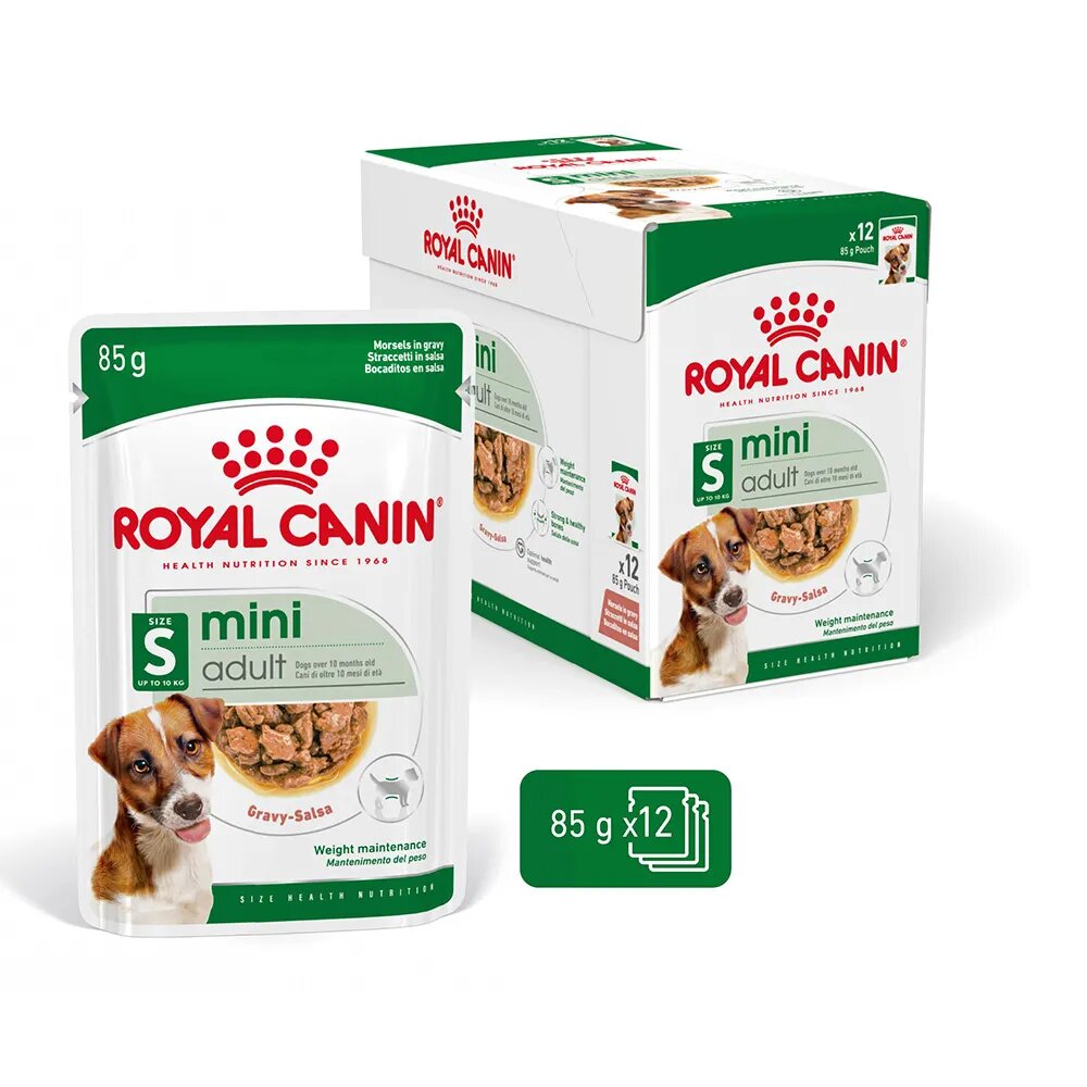 Royal Canin Mini Adult hrană umedă câini (în sos) bax 85g x 12buc