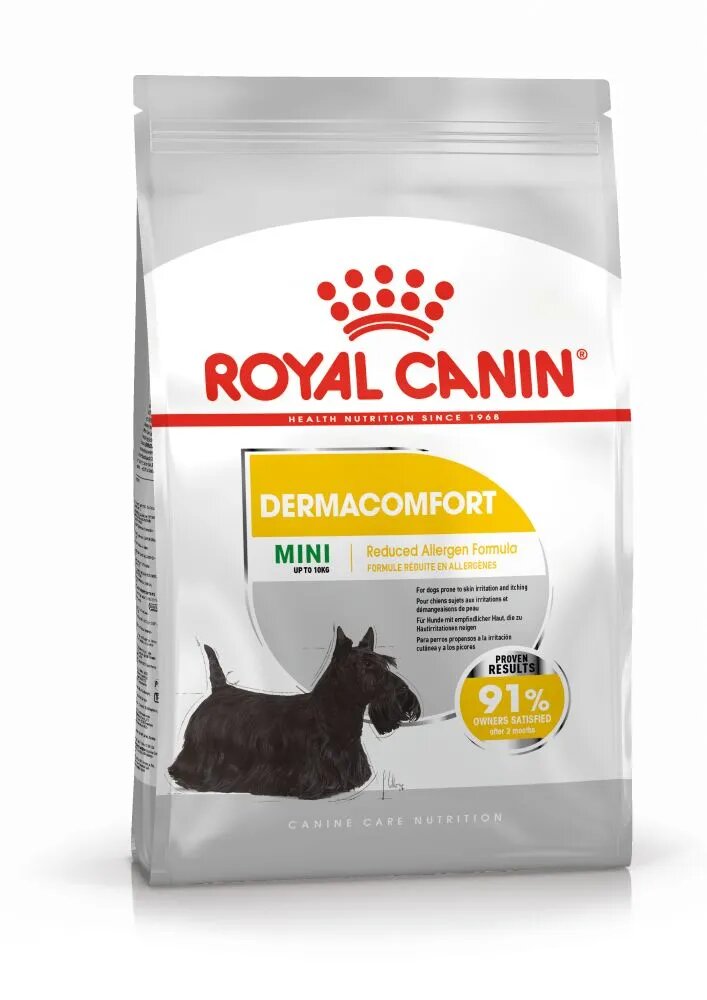 Royal Canin Mini Dermacomfort hrană uscată câini prevenirea iritațiilor pielii 3kg