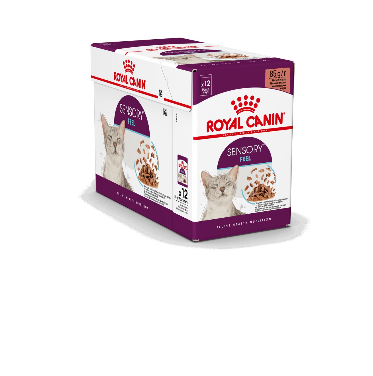 Royal Canin Sensory Feel hrană umedă pisici stimularea simțului tactil (în sos) bax 85g x 12buc