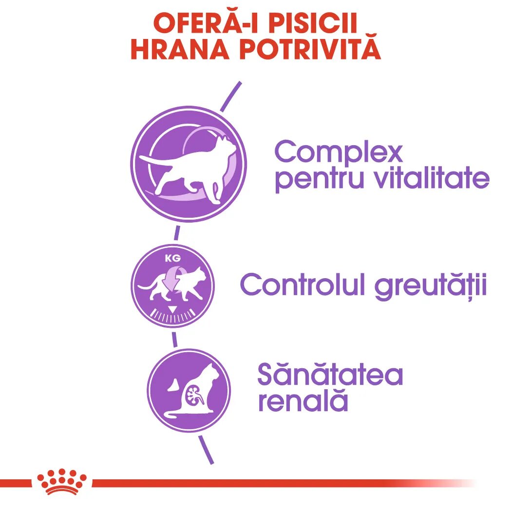 Royal Canin Sterilised 7+ hrană uscată pisici sterilizate 10kg