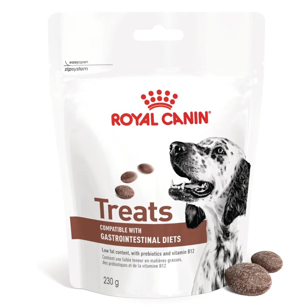 ROYAL CANIN VETERINARY DIET Gastrointestinal Treats punguță recompense funcționale câini sistem digestiv 230g