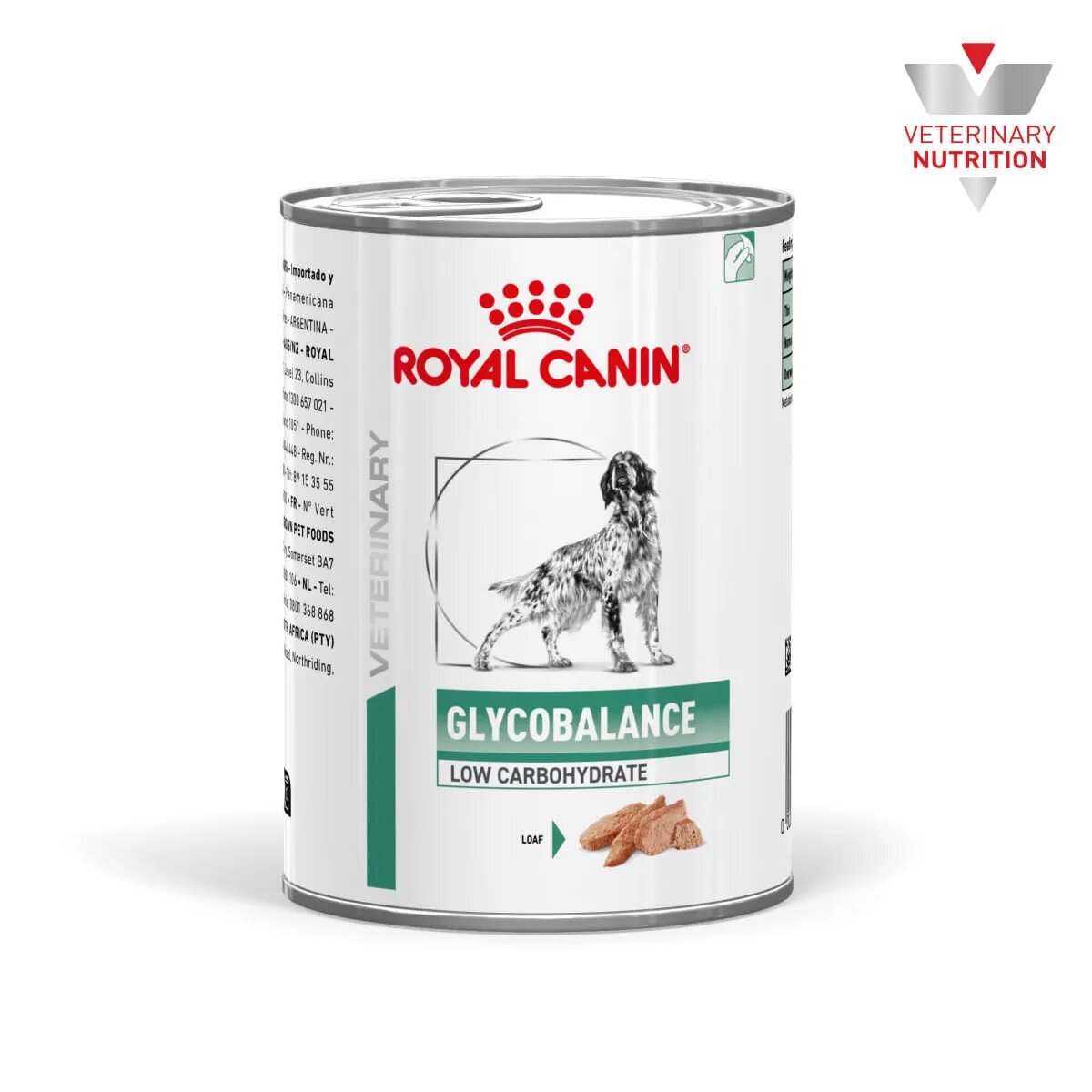 ROYAL CANIN VETERINARY DIET Glycobalance Low Carbohydrate XS-XL dietă veterinară conservă hrană umedă câini diabet (pate) 410g