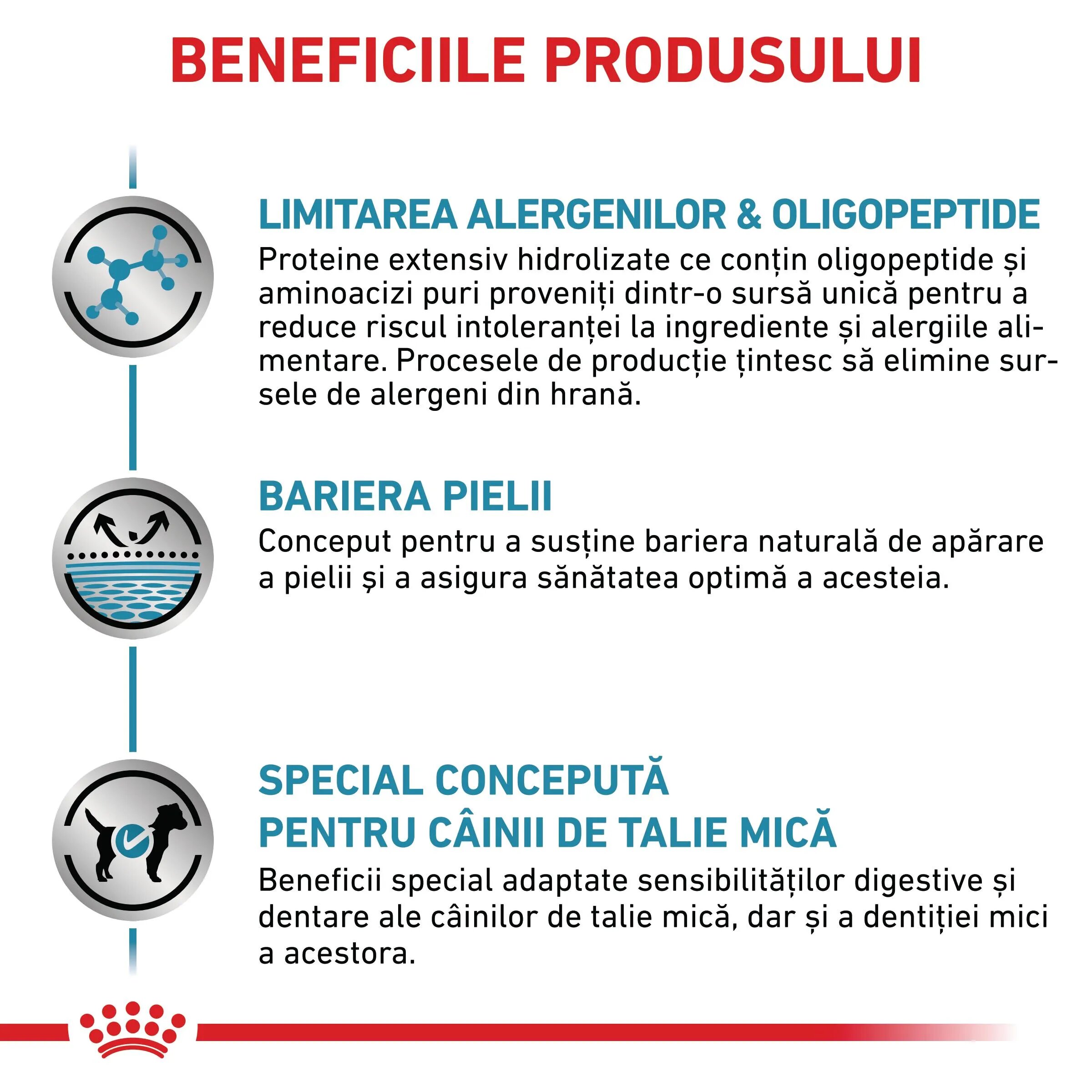 ROYAL CANIN VETERINARY DIET ROYAL CANIN VD Anallergenic Small Dog XS-S dietă veterinară hrană uscată câini alergii alimentare 3kg