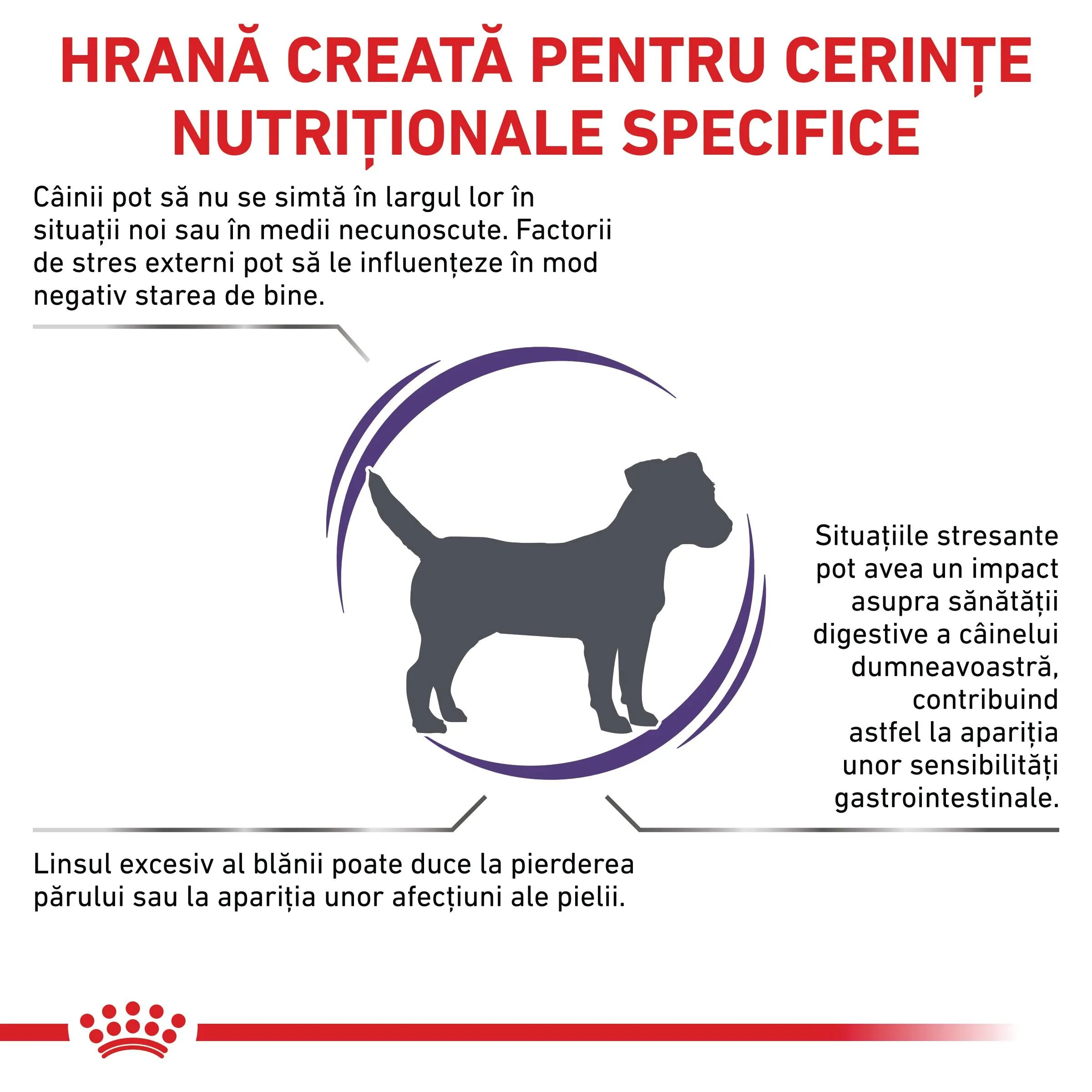 ROYAL CANIN VETERINARY DIET ROYAL CANIN VD Calm XS-XL dietă veterinară hrană uscată câini sistem nervos & calmante 4kg