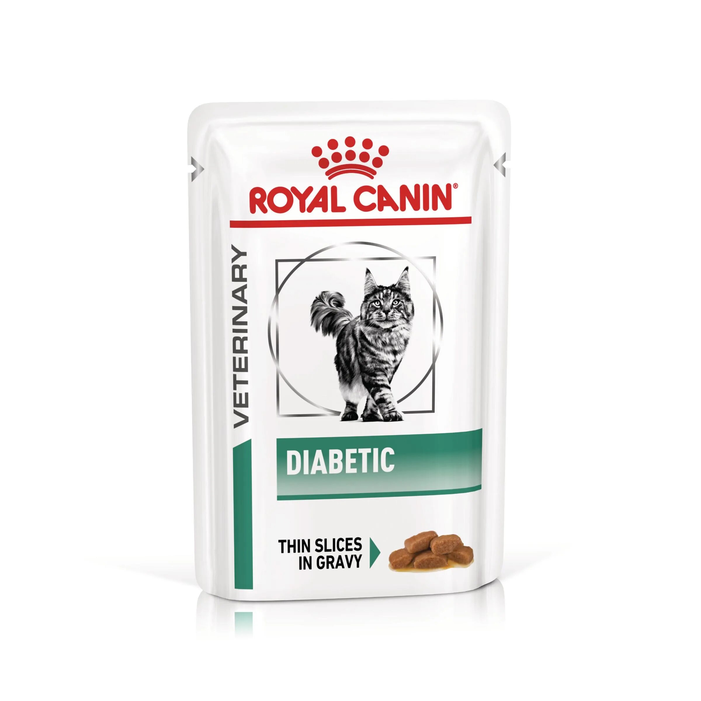 ROYAL CANIN VETERINARY DIET ROYAL CANIN VD Diabetic dietă veterinară plic hrană umedă pisici diabet (în sos) bax 85g x 12buc