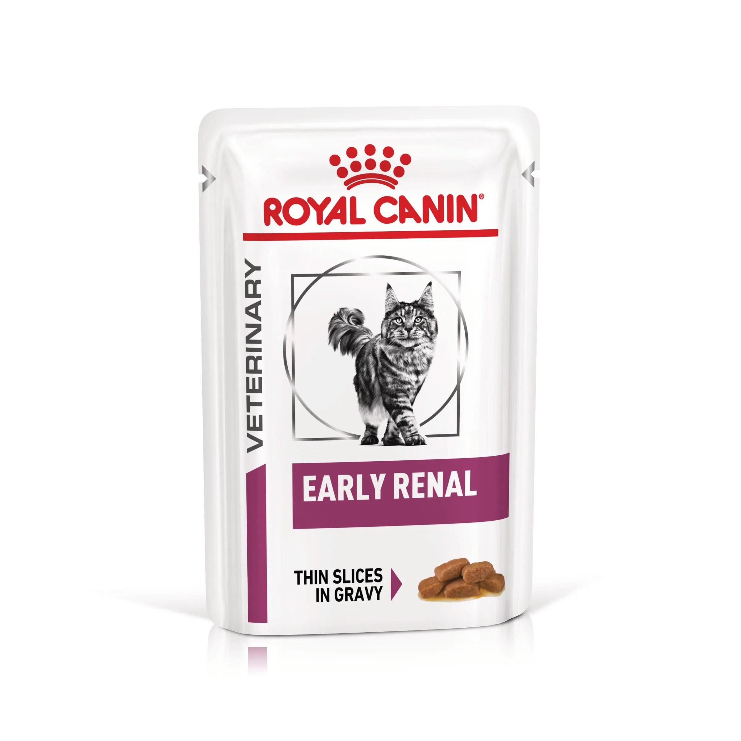 ROYAL CANIN VETERINARY DIET ROYAL CANIN VD Early Renal dietă veterinară plic hrană umedă pisici sistem renal (în sos) bax 85g x 12buc