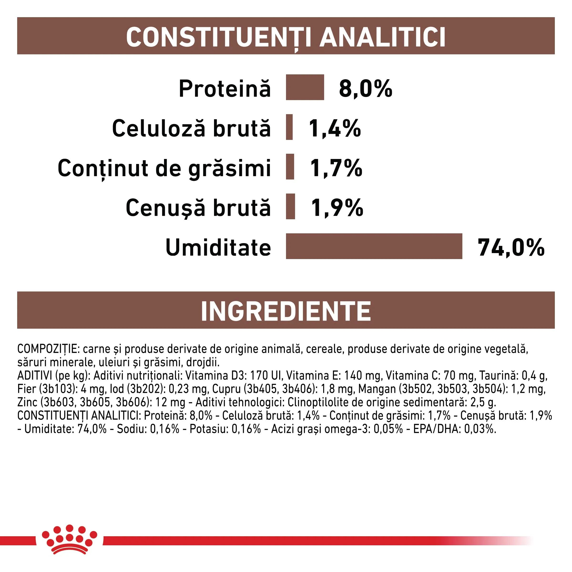 ROYAL CANIN VETERINARY DIET ROYAL CANIN VD Gastrointestinal Low Fat XS-XL dietă veterinară conservă hrană umedă câini sistem digestiv (pate) 200g