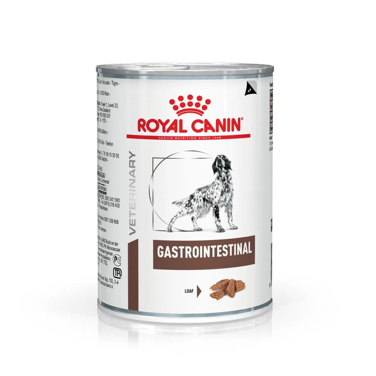 ROYAL CANIN VETERINARY DIET ROYAL CANIN VD Gastrointestinal XS-XL dietă veterinară conservă hrană umedă câini sistem digestiv (pate) 200g