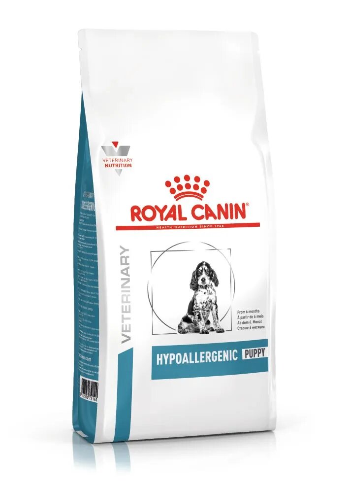 ROYAL CANIN VETERINARY DIET ROYAL CANIN VD Hypoallergenic Puppy XS-XL dietă veterinară hrană uscată câini junior afecțiuni dermatologice 1.5kg